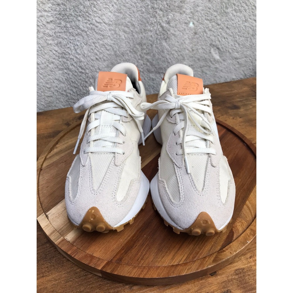 New Balance 327 Sneakers W 8.5 M 7 Sea Salt Rust Oxide Suede Lifestyle Shoes